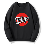 Retro Tokyo Cotton Pullover Sweatshirt
