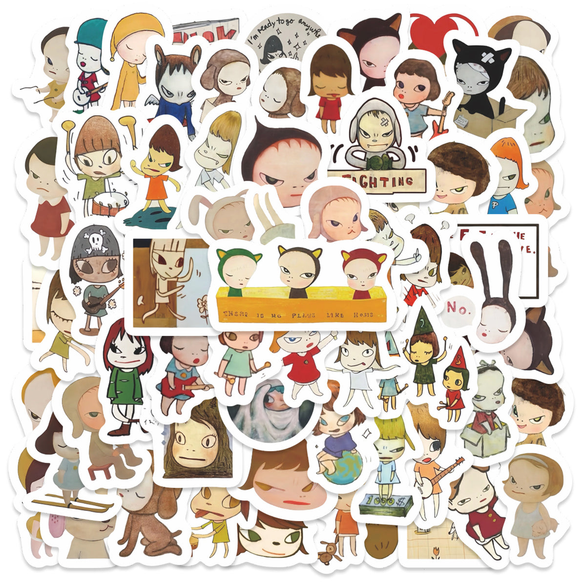 72 Yoshitomo Nara Stickers