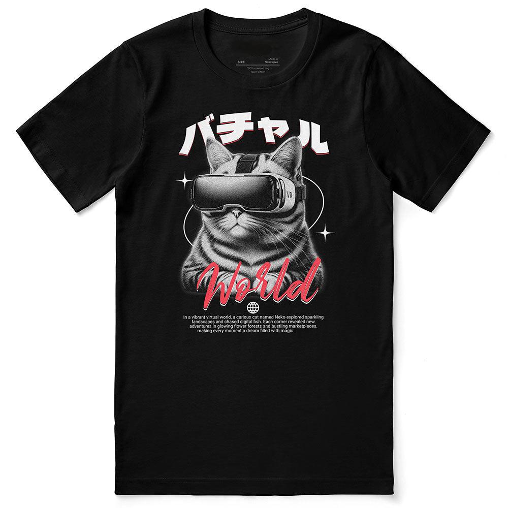 Virtual World Cat Classic T-Shirt