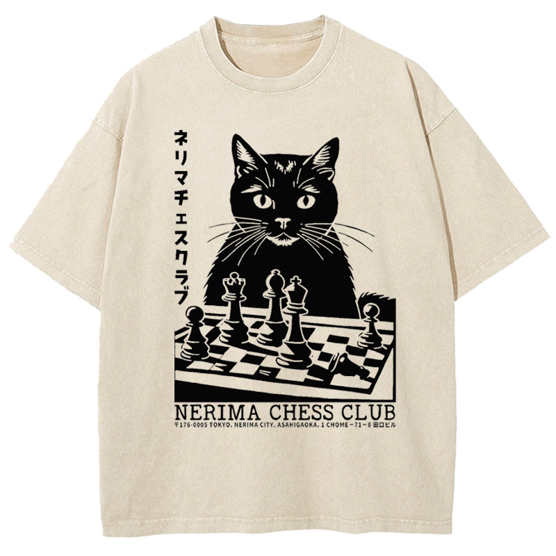 NERIMA CHESS CLUB Washed T-Shirt