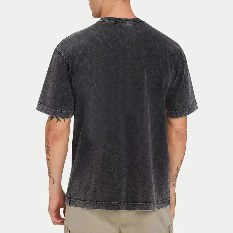 Ukiyoe Waves Japan Washed T-Shirt