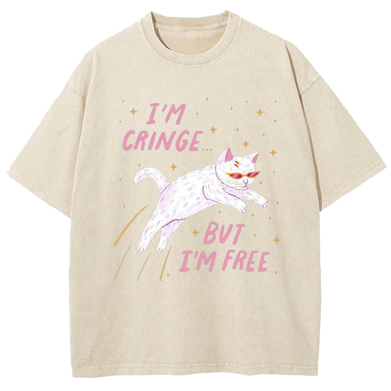 I'm Gringe But I'm Free Washed T-Shirt