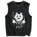 Stay Mad Vintage Distressed Washed Tank Top
