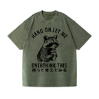 Racoon Vintage Wash Japanese Design T-Shirt