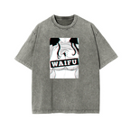 Waifu Vintage Wash Japanese Design T-Shirt