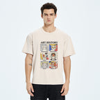 Unisex Art History About Cats Washed T-Shirt