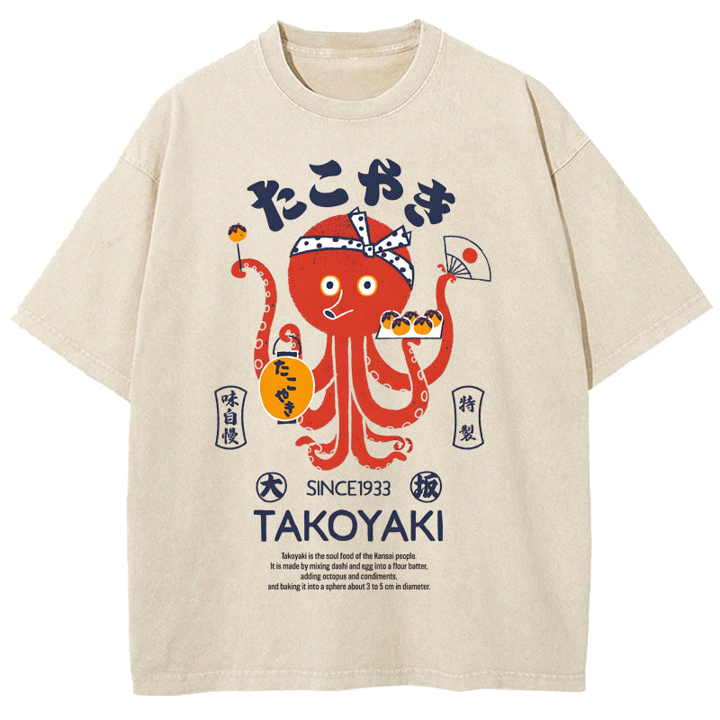 Osaka Takoyaki Washed T-Shirt