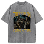 They Them Causing Mayhem Funny Washed T-Shirt