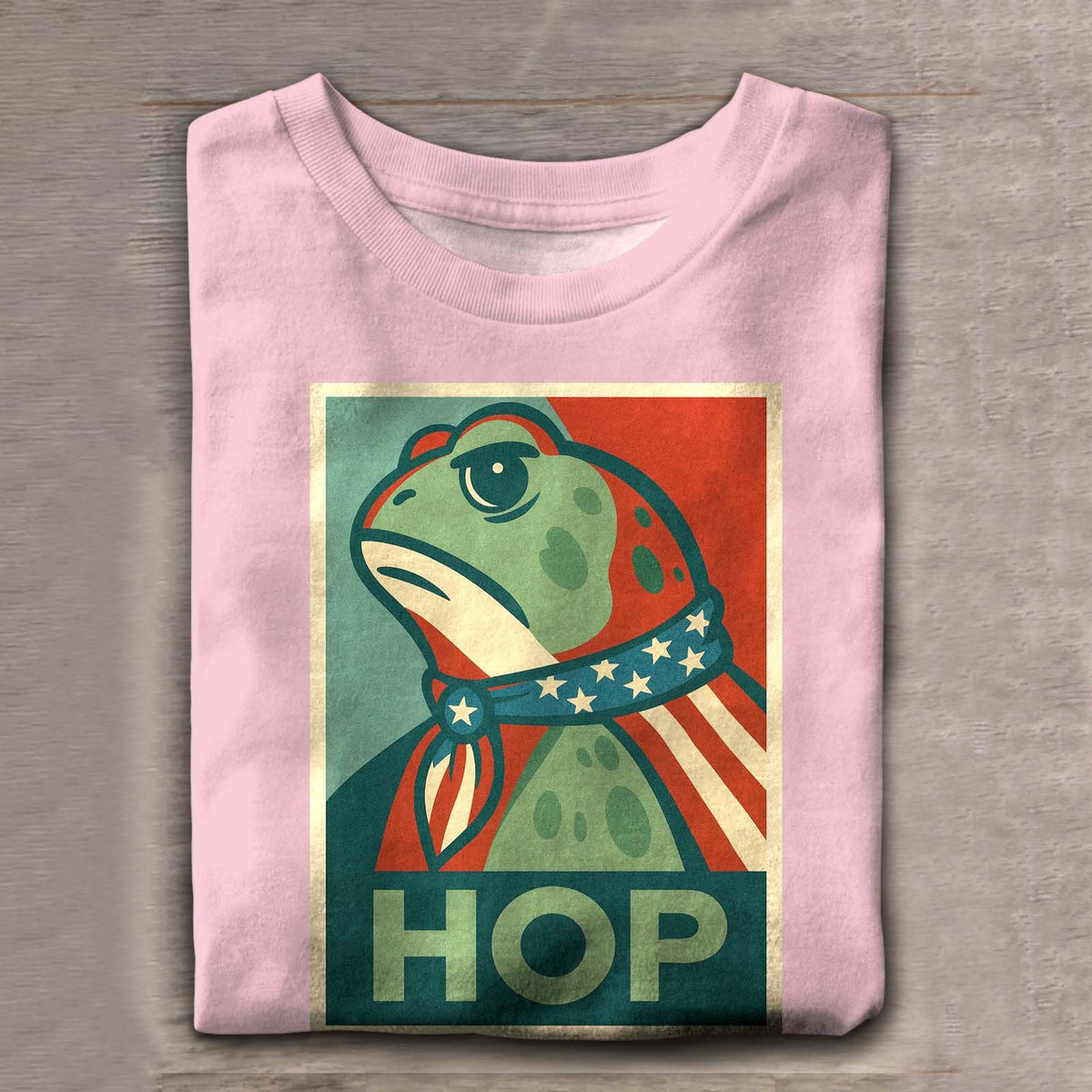Portland Frog Women's Crew Neck Print T-Shirt