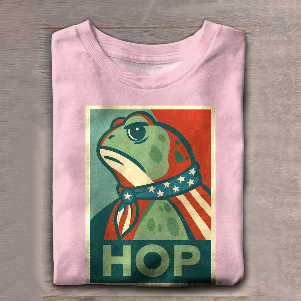 Portland Frog Women's Crew Neck Print T-Shirt