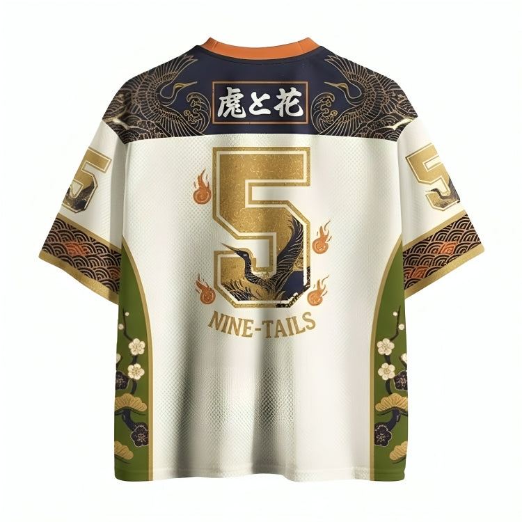 Vintage Lucky Nine Tail Fox Jersey Shirts