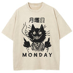 Hate Mondays Washed T-Shirt