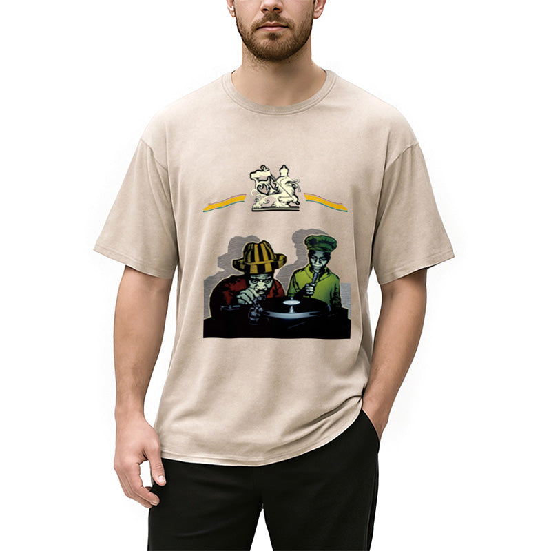 Pull-up Mr Selekta! Washed T-Shirt