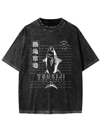 Tuna at Tsukiji Market in Tokyo, Japan Vintage Washed T-shirt