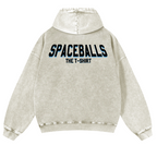 Spaceballs Vintage Washed Cotton Back Art Hoodie