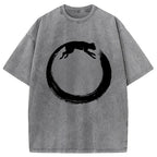 Cat's Circle Washed T-Shirt