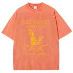 Whiskey Vintage Wash Japanese Design T-Shirt