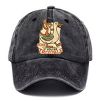 Trouble Cartoon Washed Cap