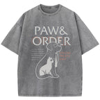 Paw & Order Washed T-Shirt
