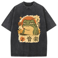 Unimpressed Frog Japanese Washed T-Shirt