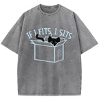 IF I Fits, l Sits Washed T-Shirt