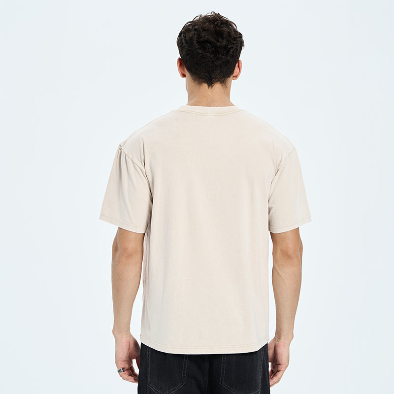 Cat Holding A Fox Mask Washed T-Shirt