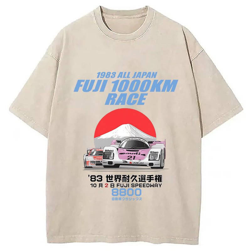 1983 FUJI 1000KM Washed T-Shirt