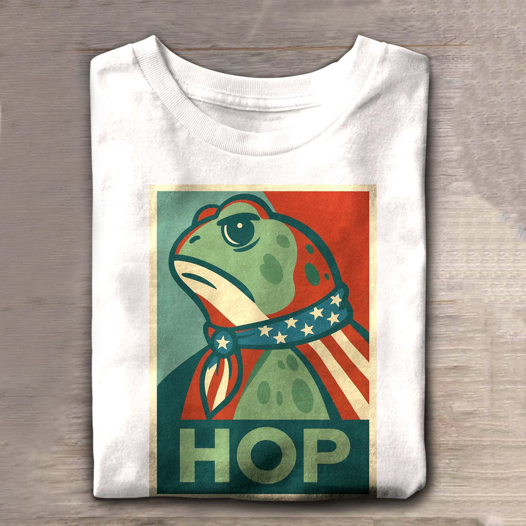 Portland Frog Women's Crew Neck Print T-Shirt