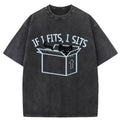 IF I Fits, l Sits Washed T-Shirt