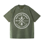 Hattori Hanzo Komainu Okinawa Sword Company Vintage Wash Japanese Design T-Shirt