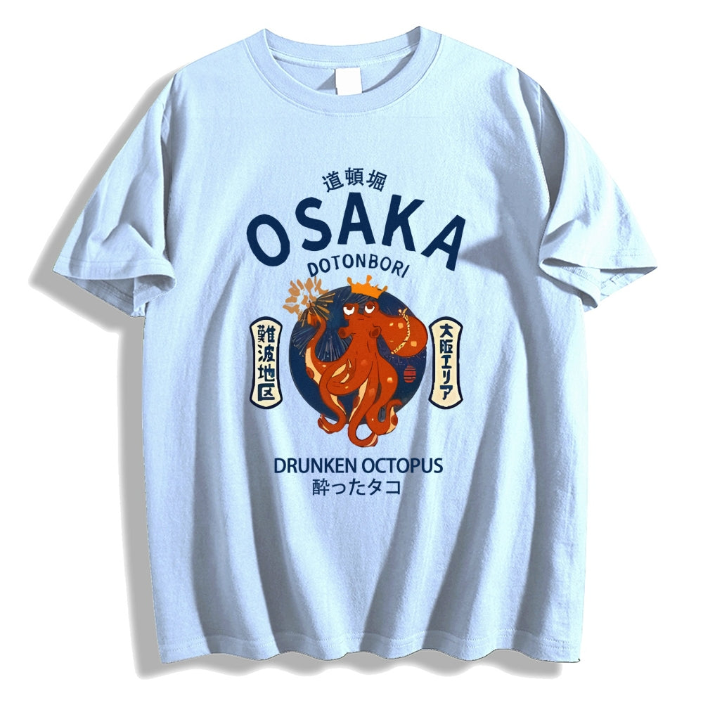 Osaka Drunken Octopus Japanese Style Classic Tee