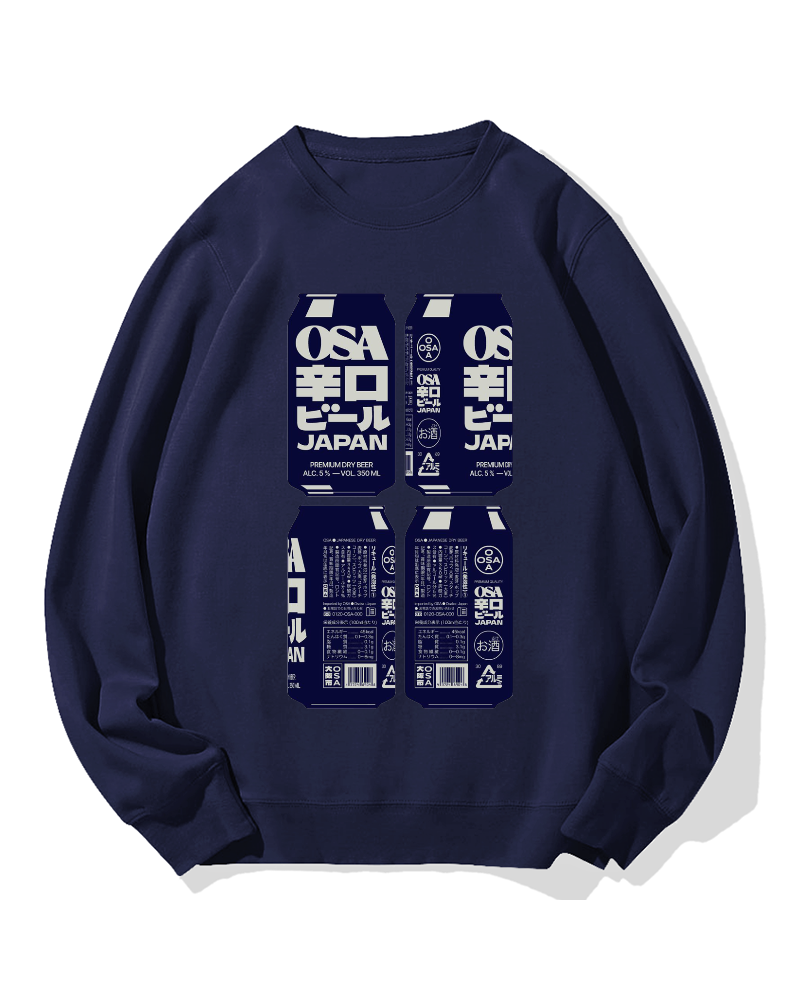 Japan Osa Beer Cotton Sweatshirt
