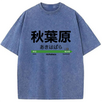 Akihabara Station Washed T-Shirt