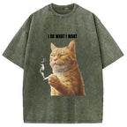 I Do What I Want Washed T-Shirt