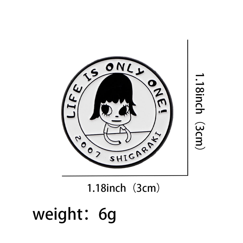 Yoshitomo Nara Alloy Pin