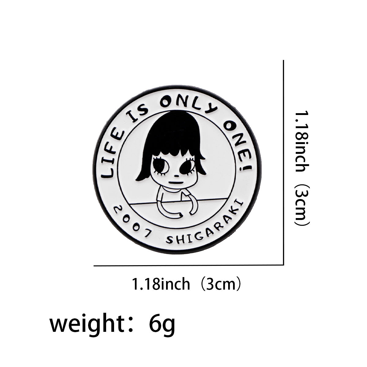 Yoshitomo Nara Alloy Pin