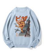 Pizza Monster Cotton Sweatshirt