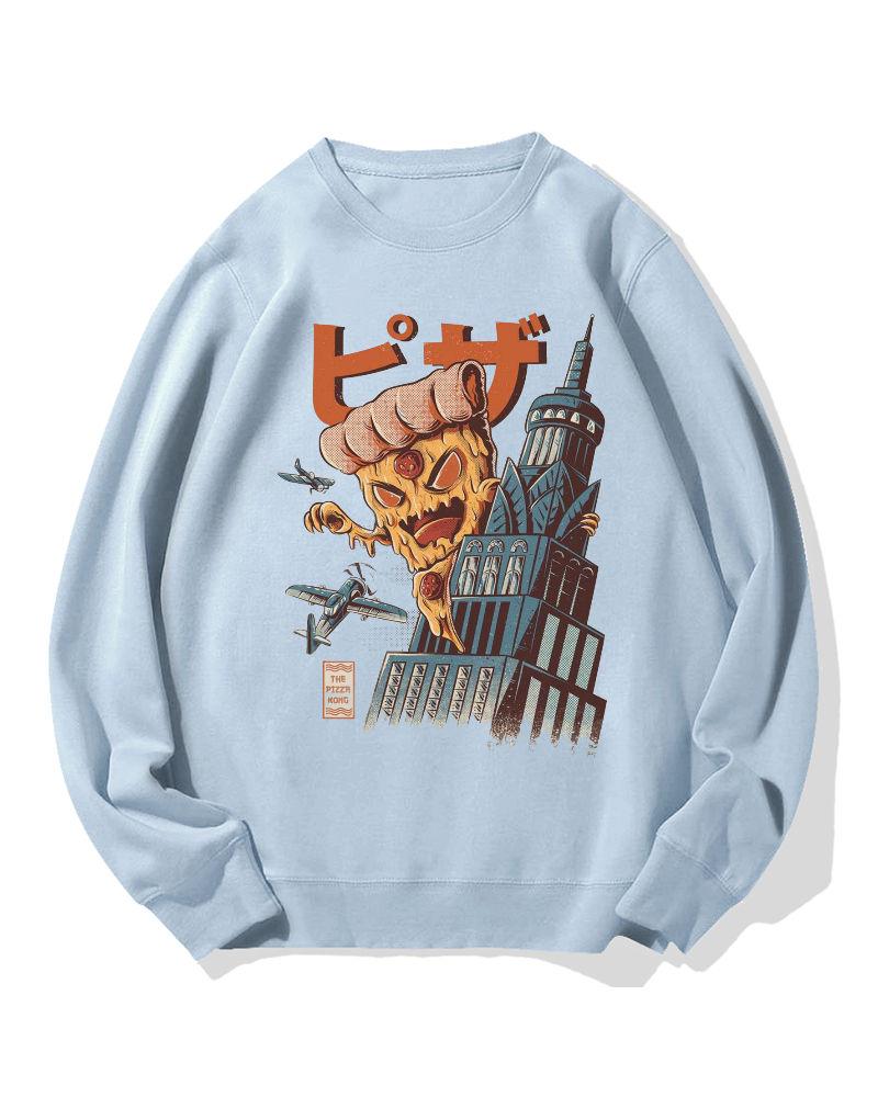 Pizza Monster Cotton Sweatshirt