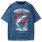 Tokyo Tuna Trading Company Graphic Vintage Washed T-shirt