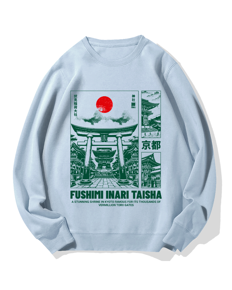 Osaka Fushimi-Inari Taisha Cotton Sweatshirt