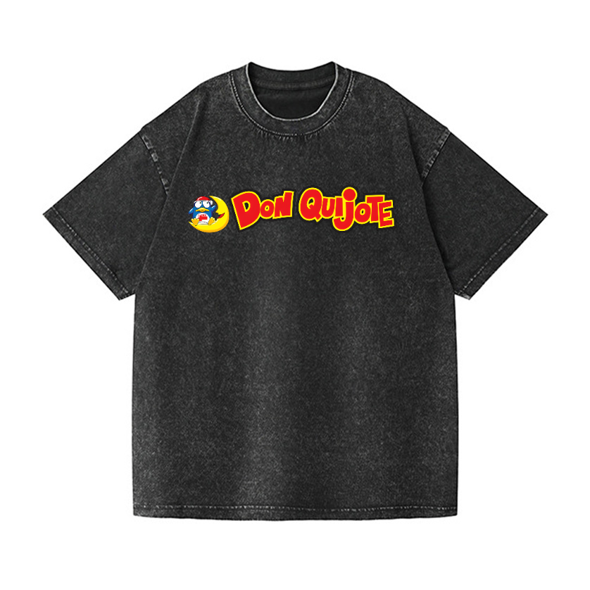 Don Quijote Vintage Wash Japanese Design T-Shirt