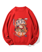 Daruma Ramen Cotton Sweatshirt