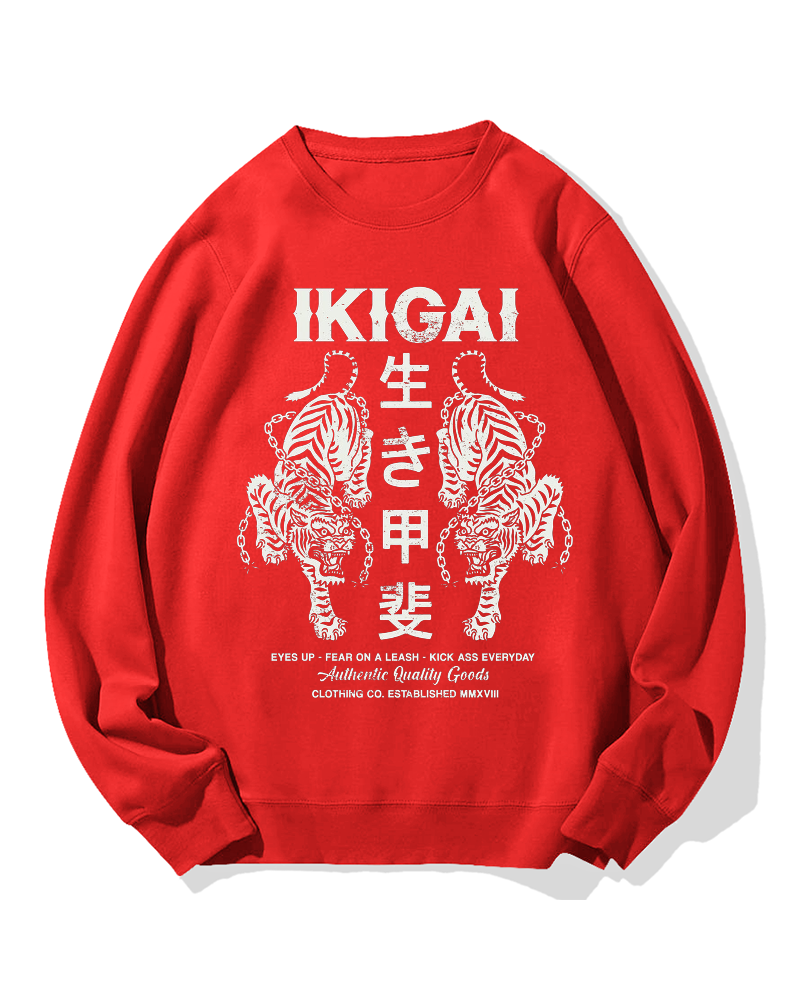 Reason for living Tigers Cotton Sweatshirt