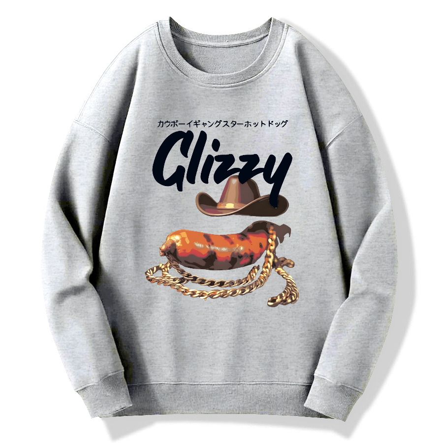 Cowboy Glizzy Cotton Pullover Sweatshirt