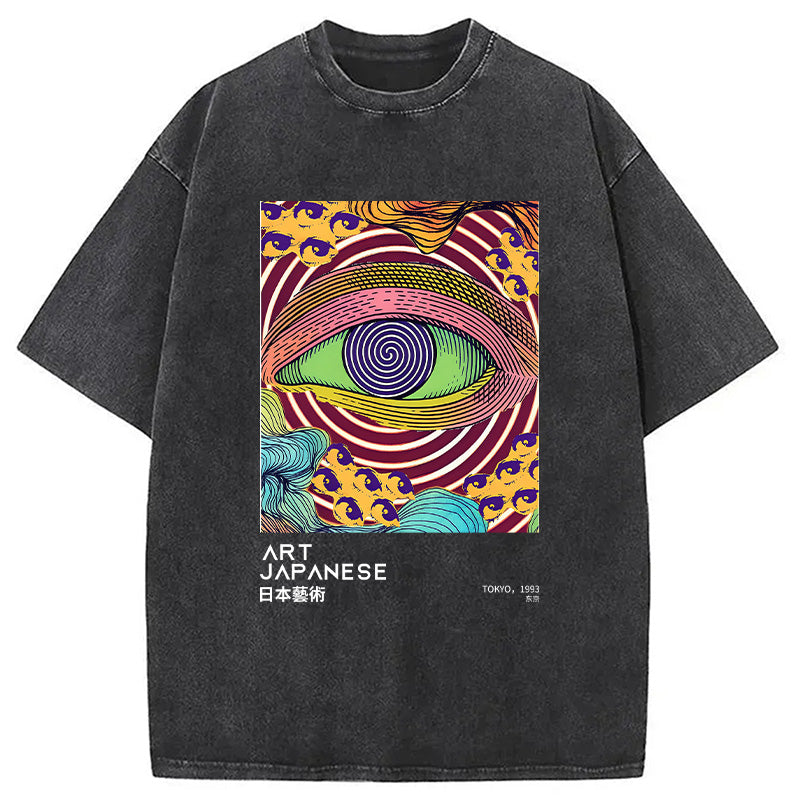 Illusion Eye Washed T-Shirt