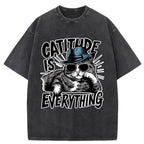 Catitute is Everything Washed T-Shirt