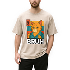 Funny Cat Bruh Meme Washed T-Shirt