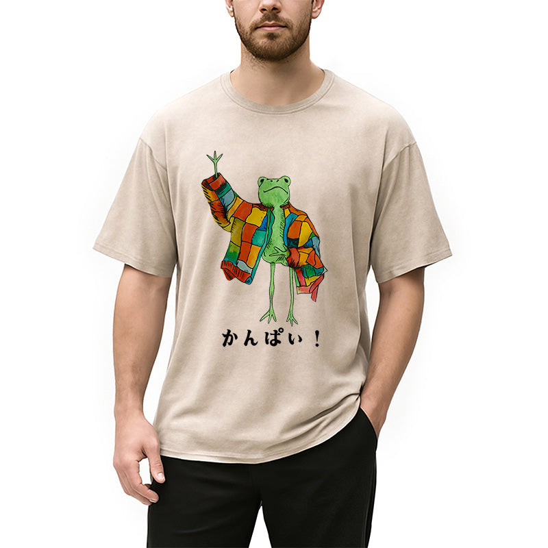 Cheers Frog Washed T-Shirt