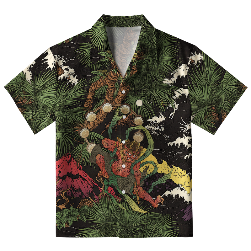 Japanese Yokai Aloha Hawaiian Shirt