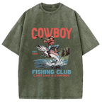 Vintage Cowboy Fish Washed T-Shirt
